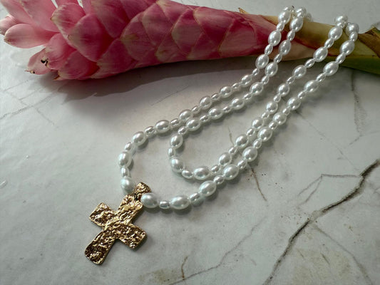 Celeste Cross Necklace
