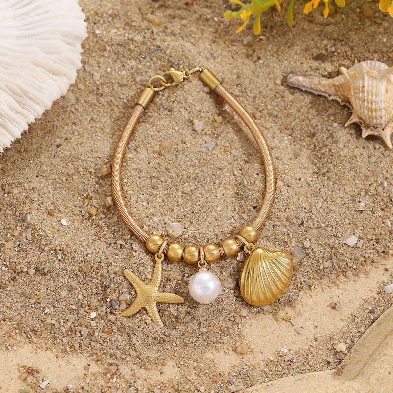 Coastal Trio Charm Bracelet