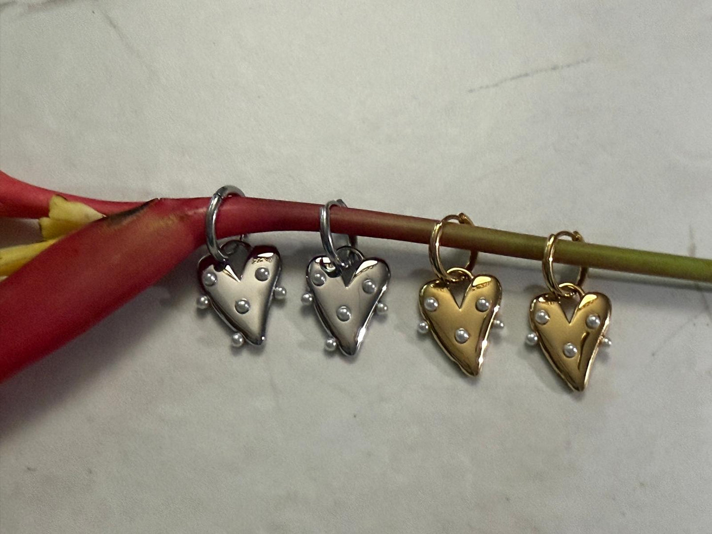 Éclat Heart Earrings