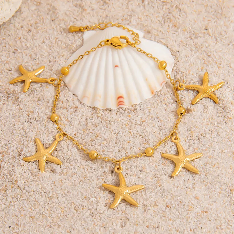 Golden Shore Charm Bracelet