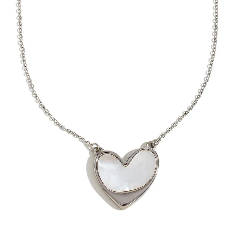 Opaline Heart Necklace