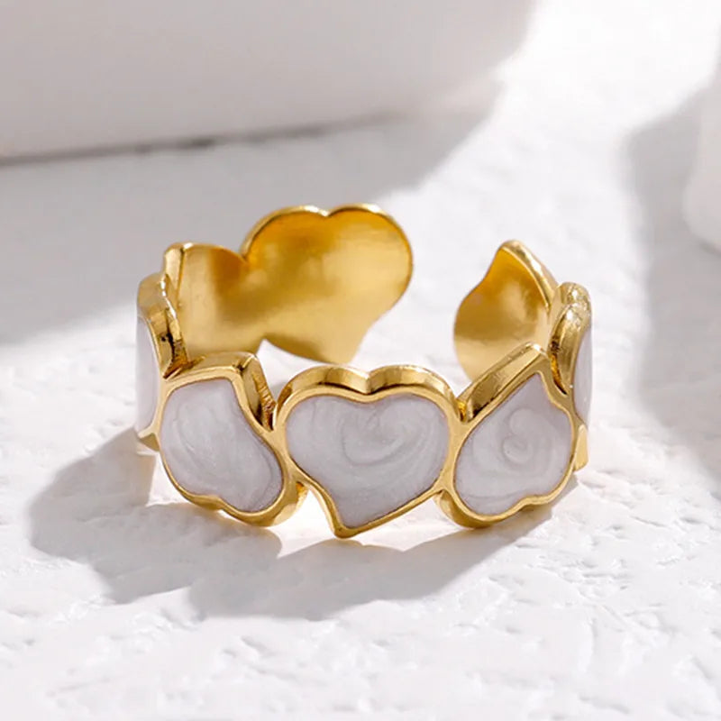Hearty Pearls Ring