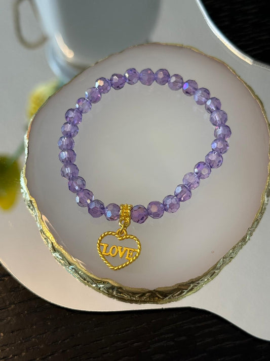 Amethyst Heart