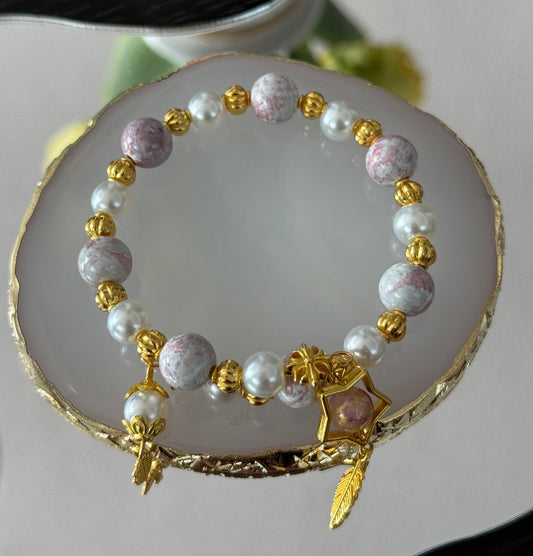 Celestia Charms Memory Wire Bracelet