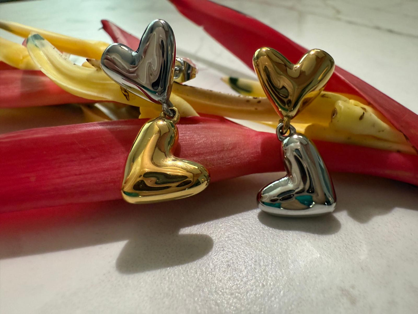 Duet Hearts Earrings