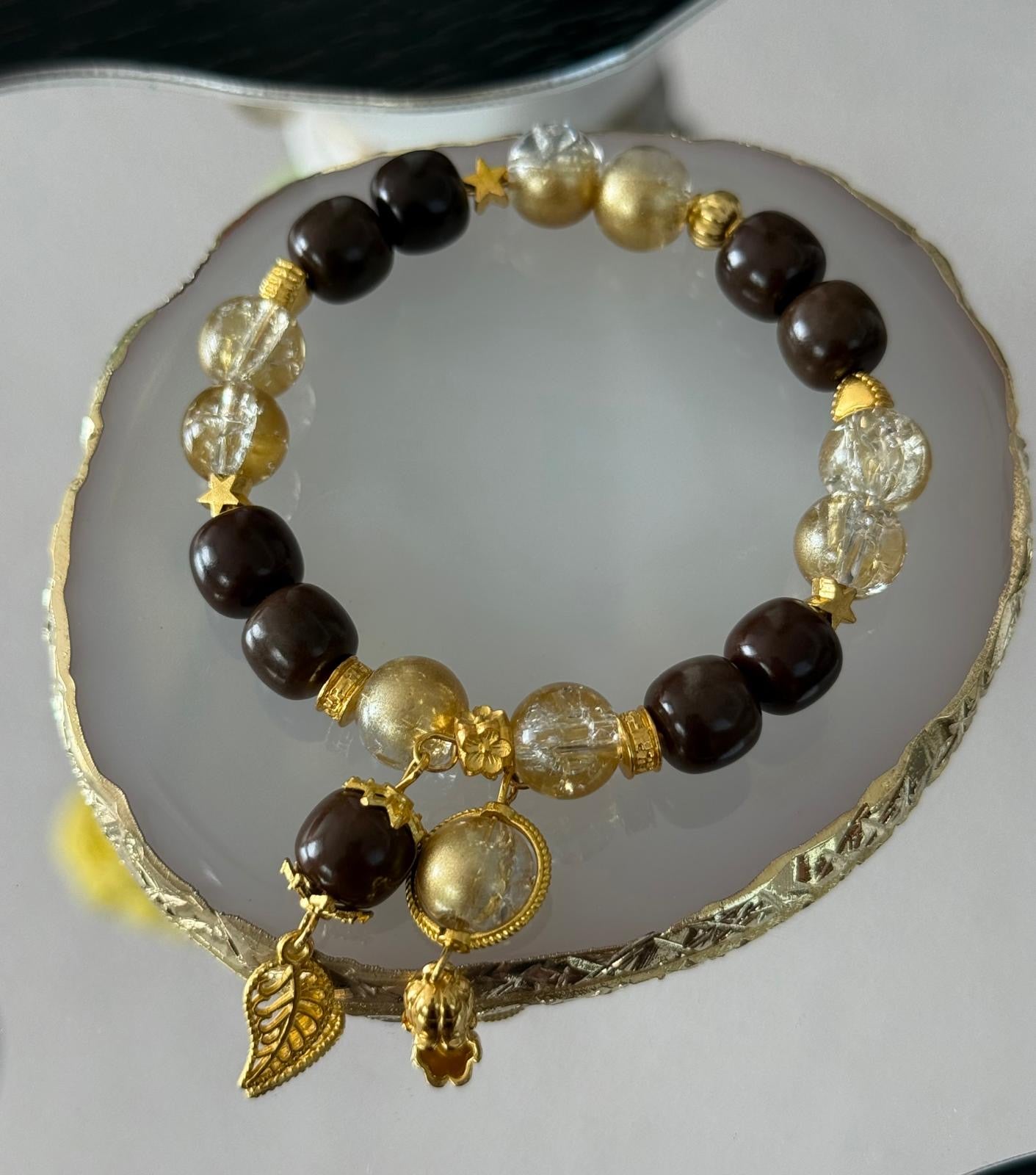 Celestia Charms Memory Wire Bracelet