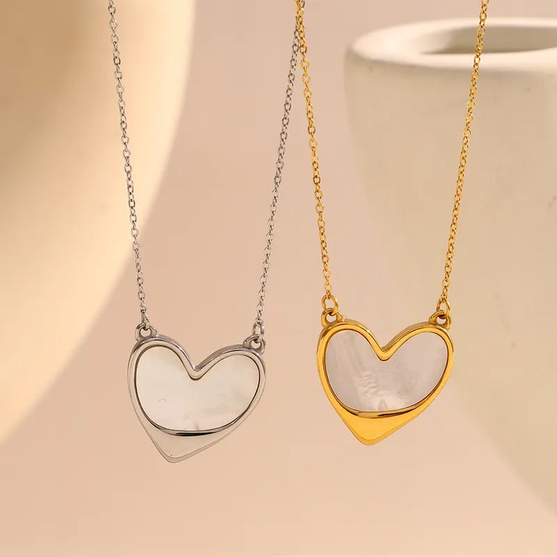 Opaline Heart Necklace
