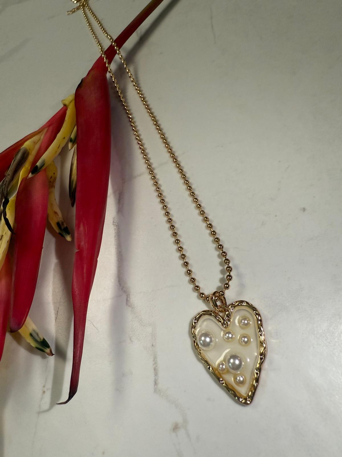 Céleste Heart Necklace