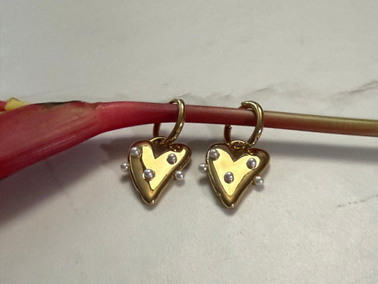 Éclat Heart Earrings