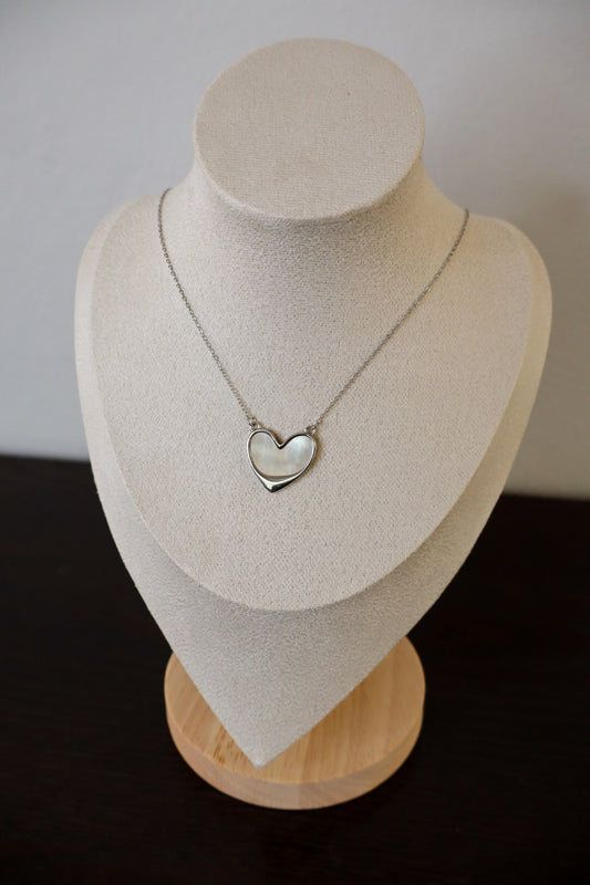 Opaline Heart Necklace