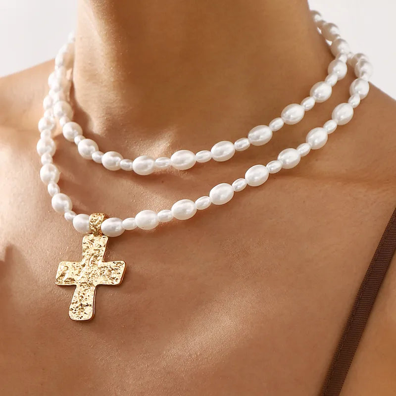 Celeste Cross Necklace