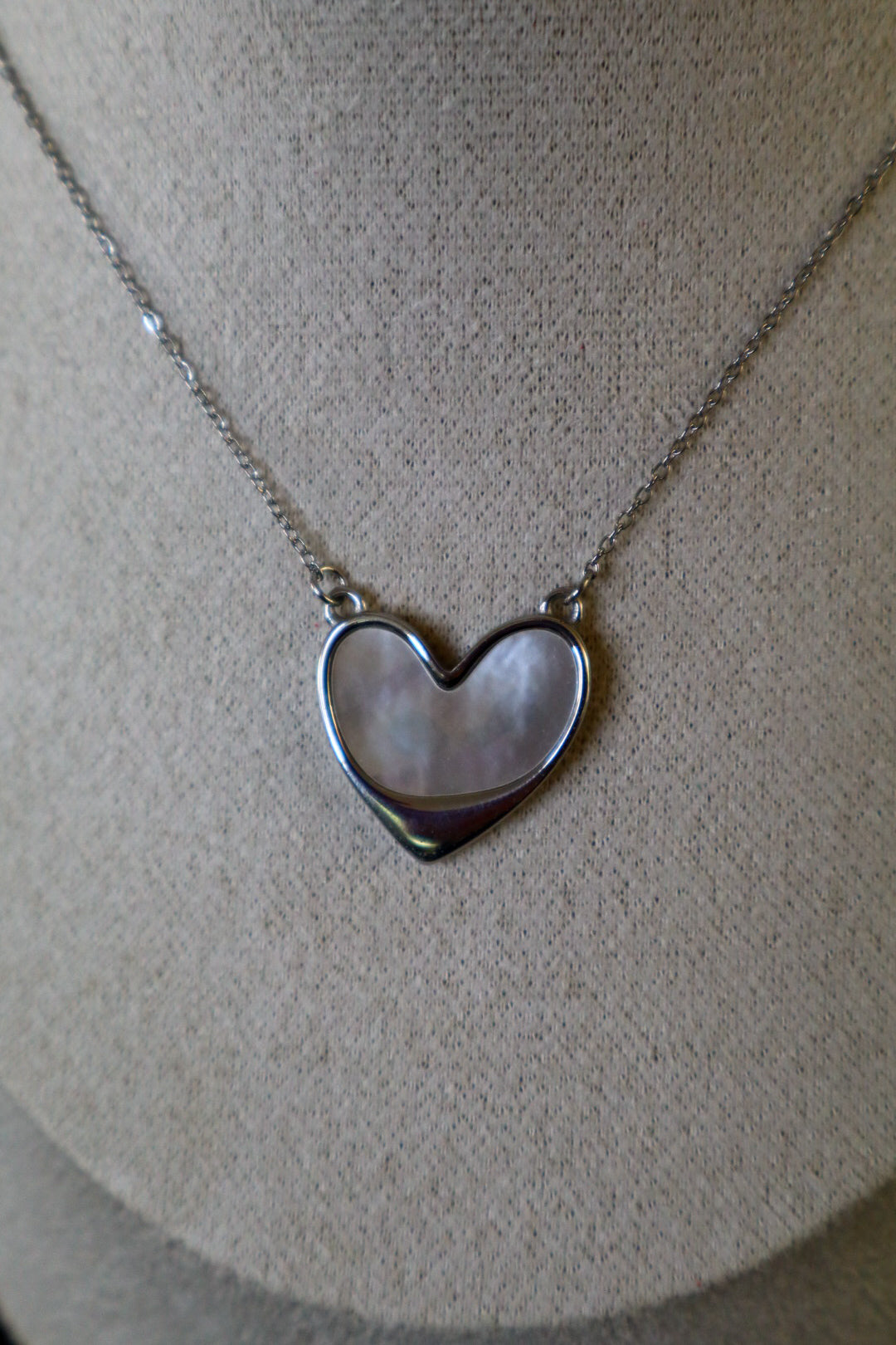 Opaline Heart Necklace