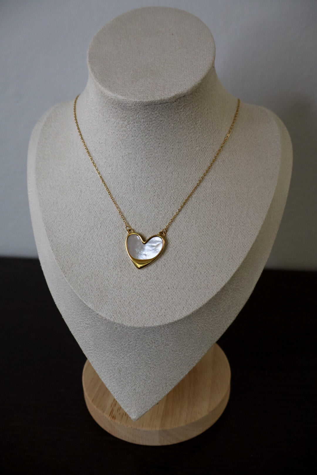 Opaline Heart Necklace