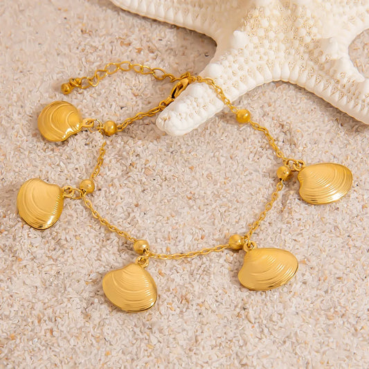 Golden Shore Charm Bracelet