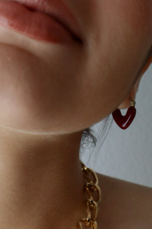 Mini Heart Earrings