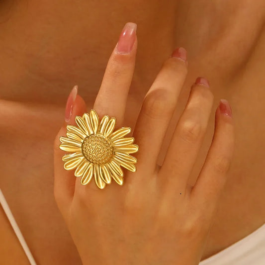 Golden Bloom Ring