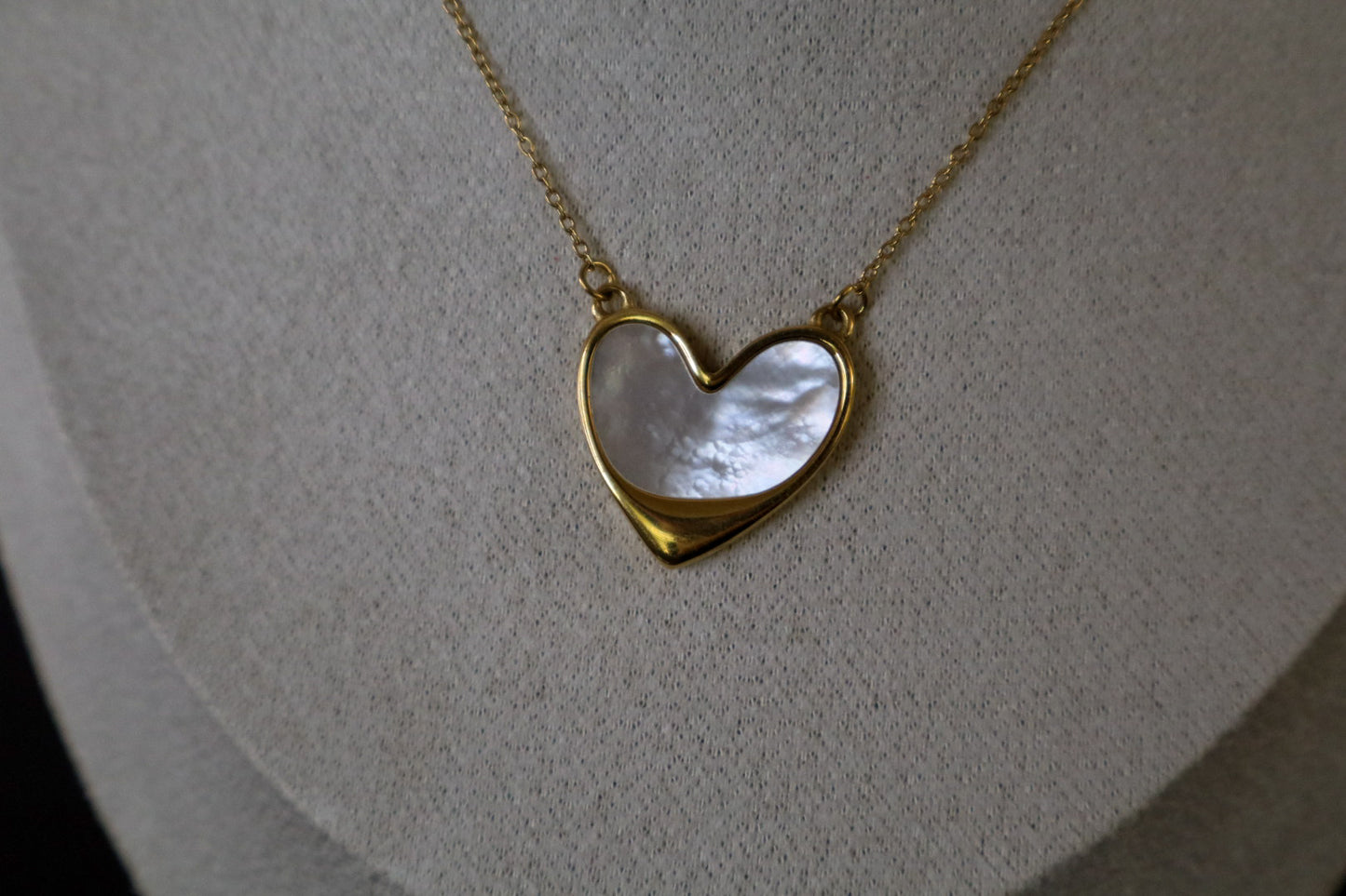 Opaline Heart Necklace